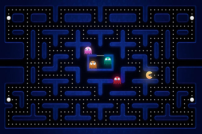 Fotomural videojuego pac man